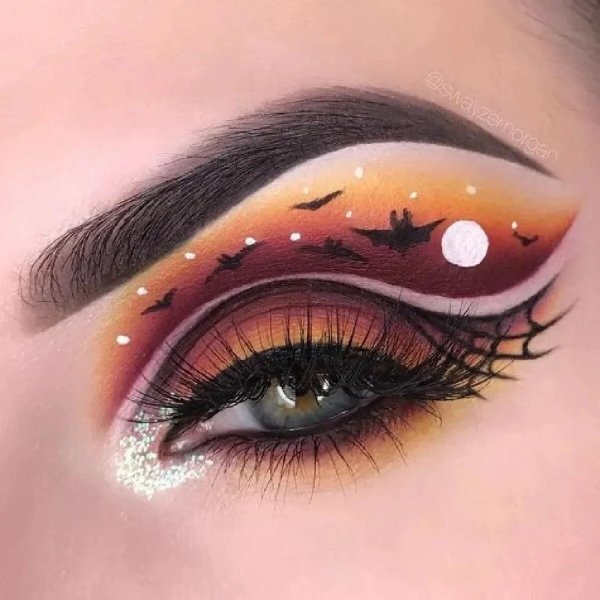 Макияж красивый необычный