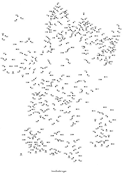 Соединить по точкам сложные