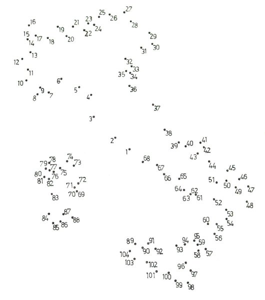 Картина по точкам сложная