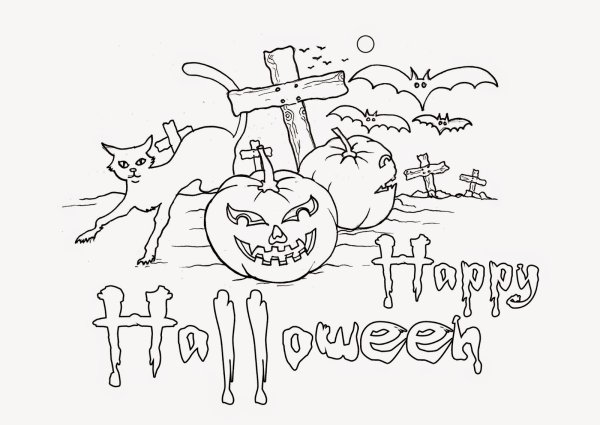 Страшные раскраски для девочек