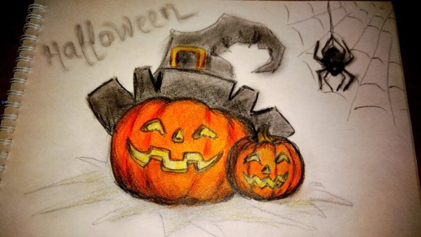 Джек фонарь раскраска