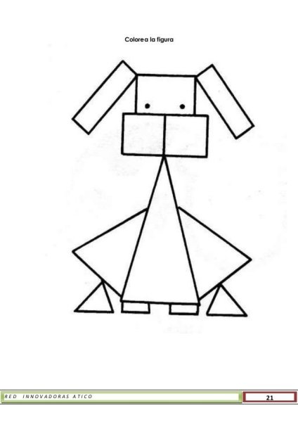 Фигуры животных из геометрических фигур