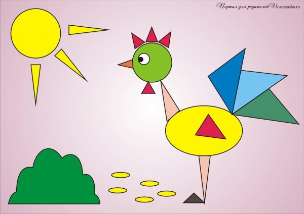 Геометрические рисунки для детей