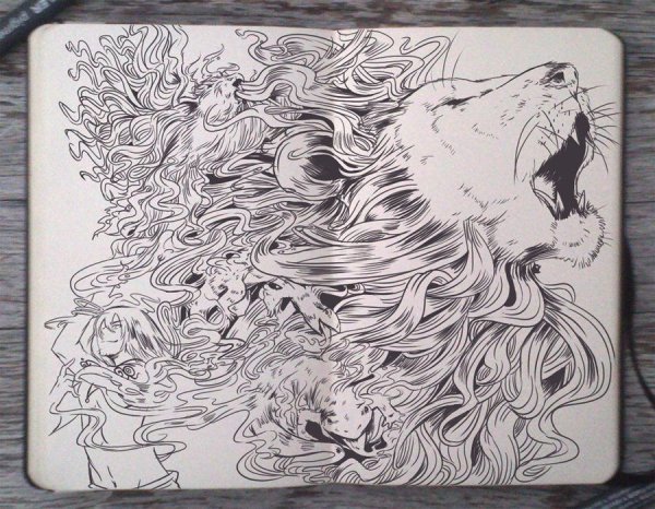 Скетчбук для рисования карандашом