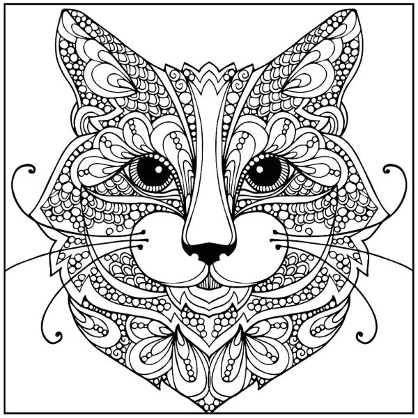 Мандалы для детей животные