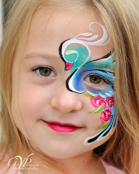 Детский макияж яркий