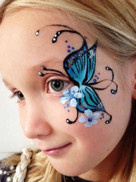 Красивый аквагрим