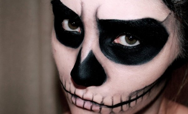 Клоун аквагрим на лице