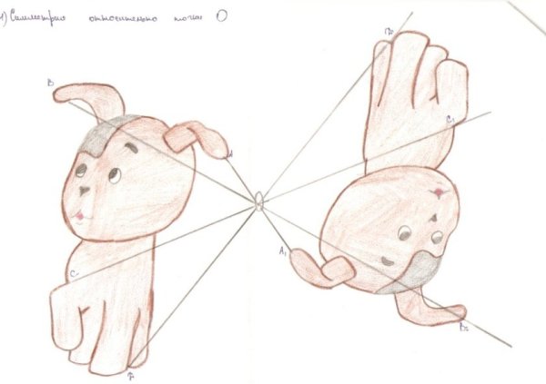 Центрально симметричный рисунок