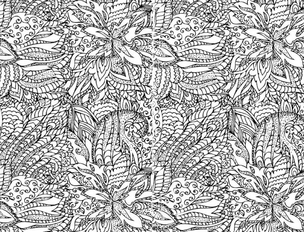 Раскраски сложные