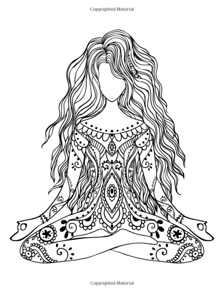 Раскраски для девочек сложные