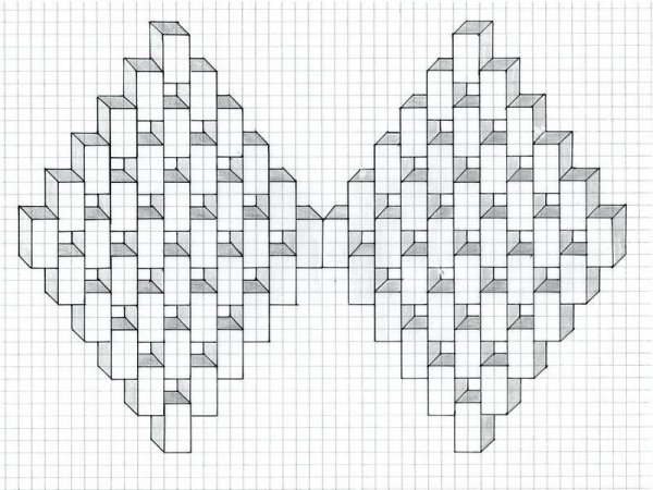 Узоры по клеточкам сложные