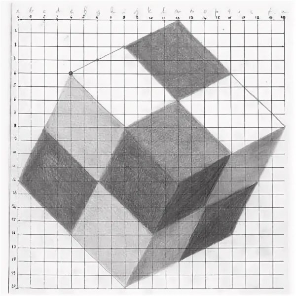 Узоры по клеточкам в тетради