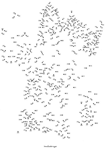 Рисование по точкам сложные