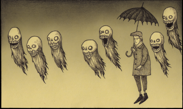 Детские рисунки монстров жуткие