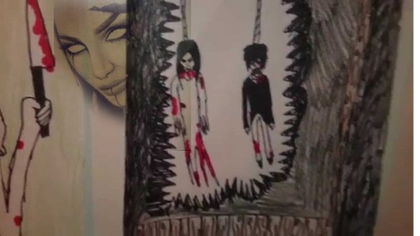 Раскраска крипипаста безглазый Джек