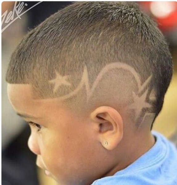 Паутина на голове стрижка для мальчиков