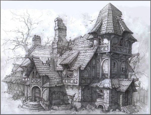 Средневековый дом