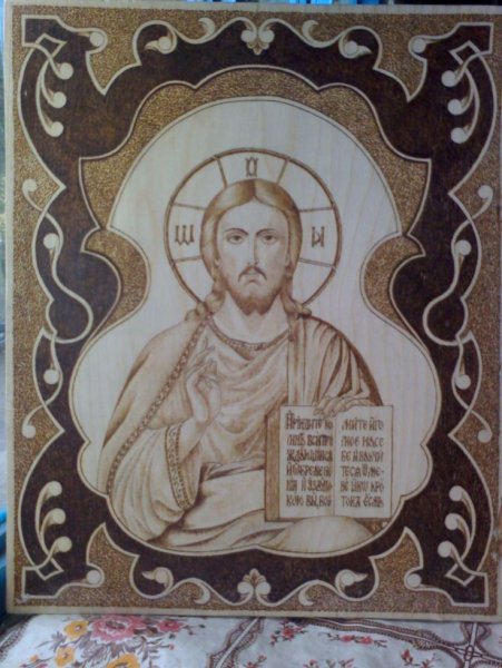 Иконы для выжигания по дереву