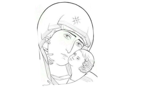 Эскизы икон для выжигания