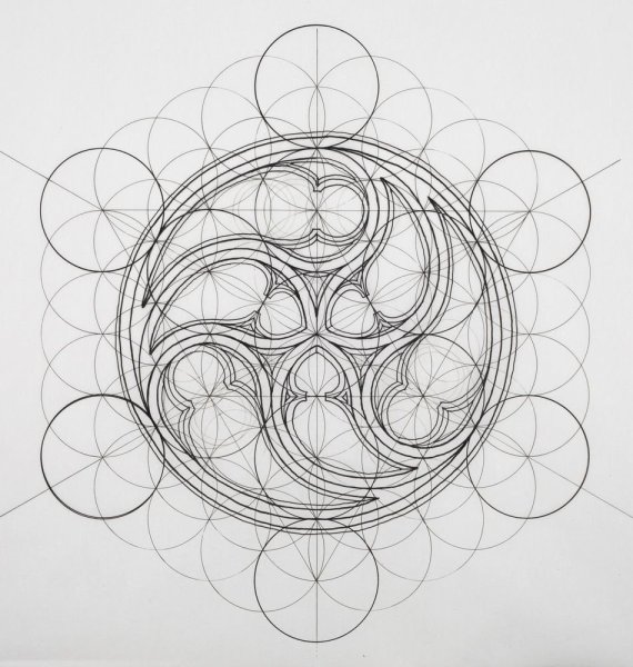 Золотое сечение круги Фибоначчи