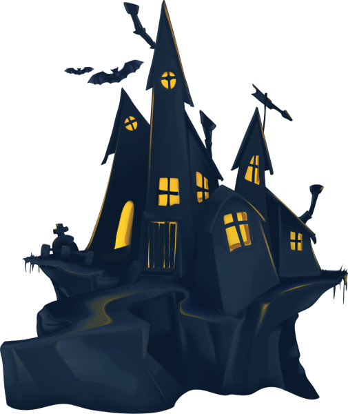 Замок Дракулы вектор