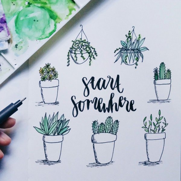 Маленькие зарисовки для скетчбука