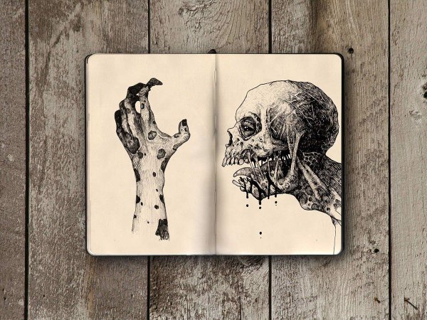 Страшный скетчбук