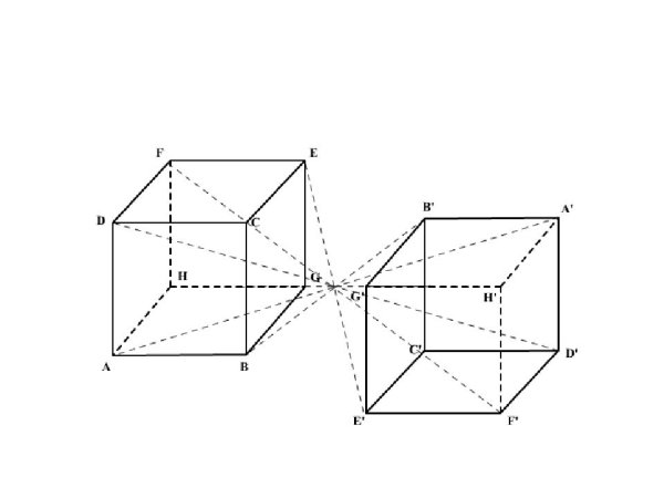 Осевая симметрия пятиугольника построение