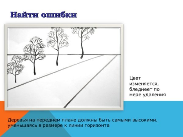 Линия горизонта рисунок