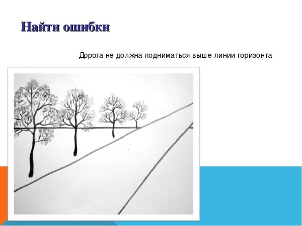 Линия горизонта в рисовании