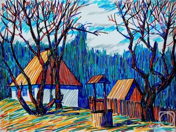 Живопись фломастерами