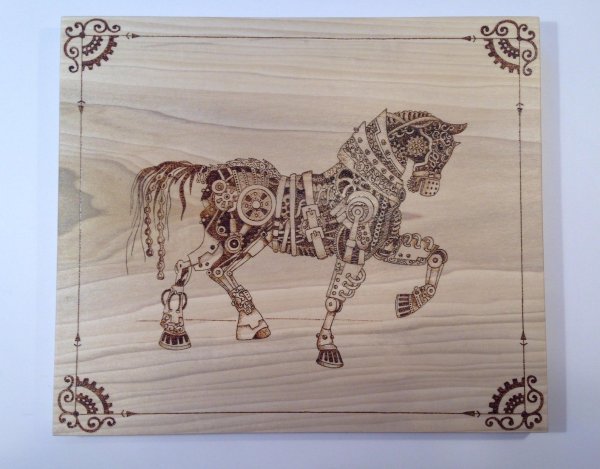 Стимпанк Выжигание