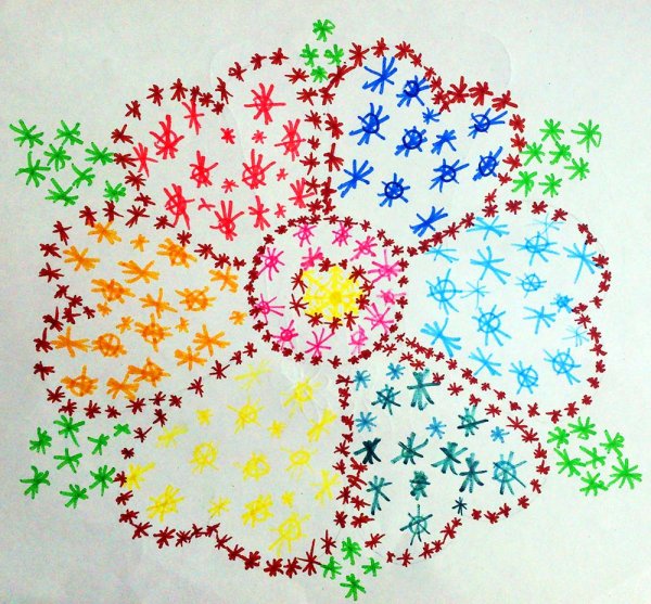 Андерсен Дюймовочка раскраска