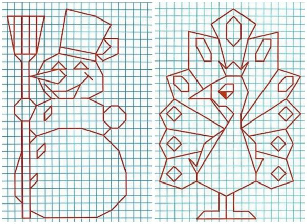 Фигуры в клеточку