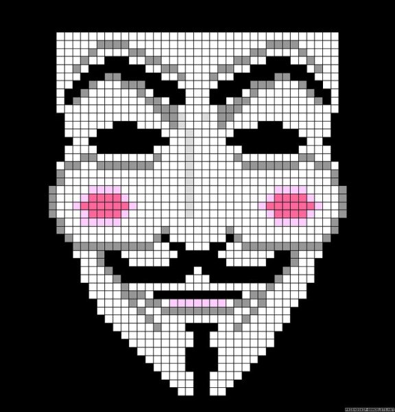 КМАСКА анонимусапо клеточкам