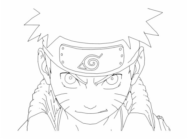 Нарисовать Наруто Узумаки