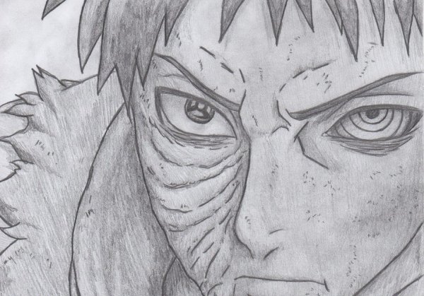 Obito рисовка