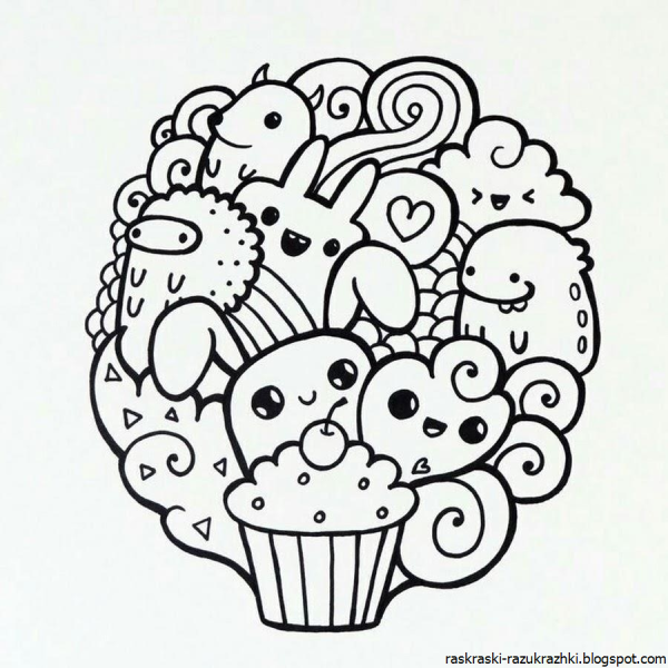 Маленькие раскраски