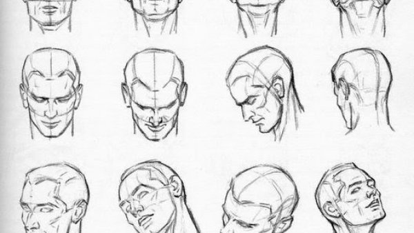 Лицо снизу референс