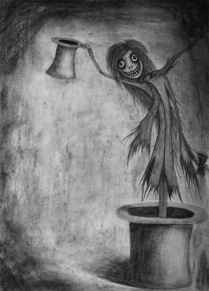Жуткое искусство карандашом