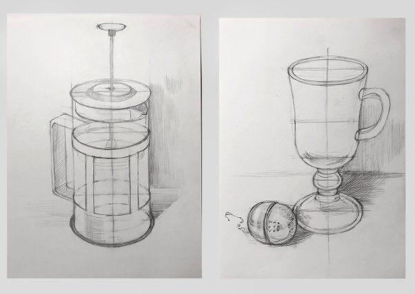 Наброски предметов
