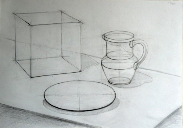 Зарисовки бытовых предметов