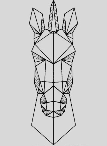 Геометрический стиль рисования