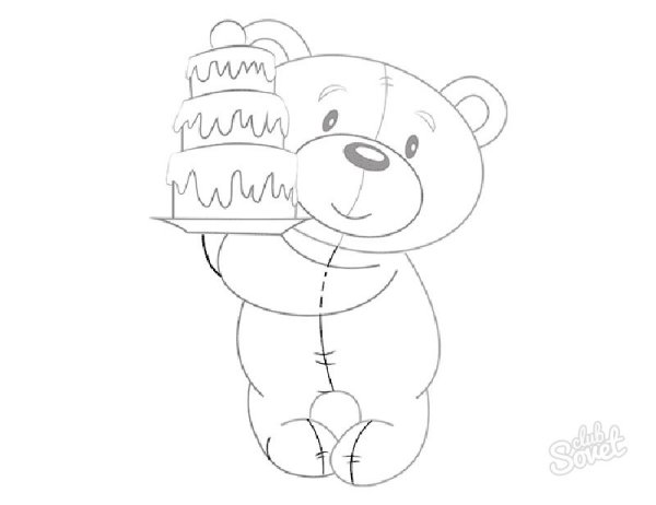 Рисунки на день рождения карандашом