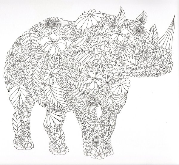 Раскраски сложные