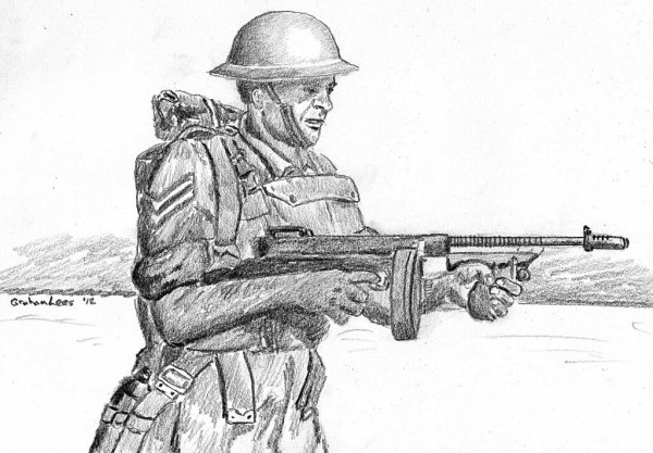 Рисунок солдату