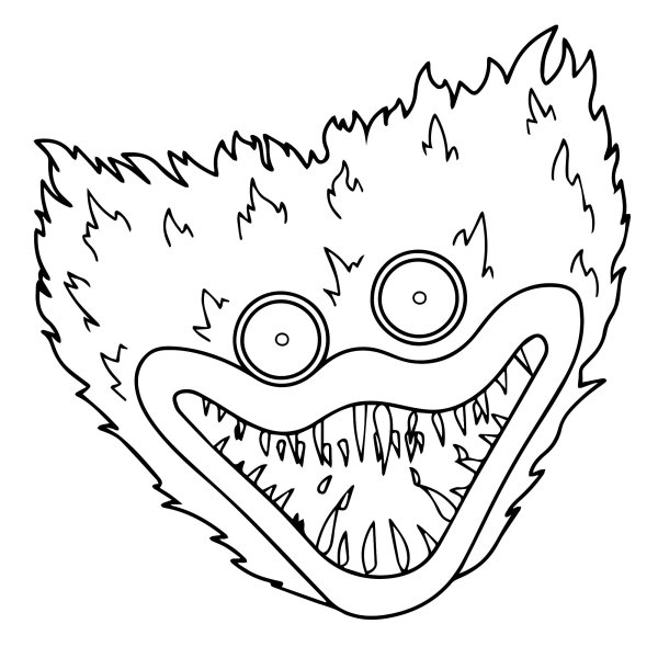 Хаги ваги и Кисси Мисси раскраска