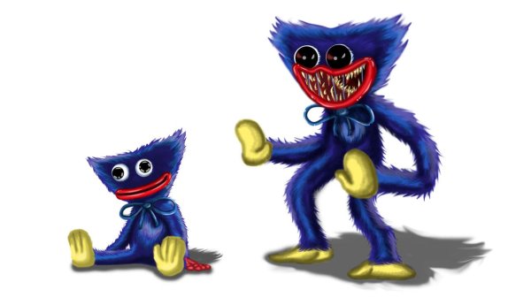 Синий мохнатый персонаж из игры