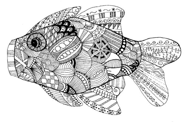 Арт терапия рыбы